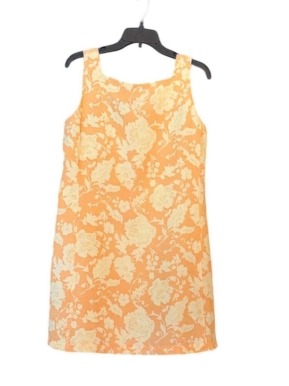 Chic Floral Midi Dress in Yellow and Cream
